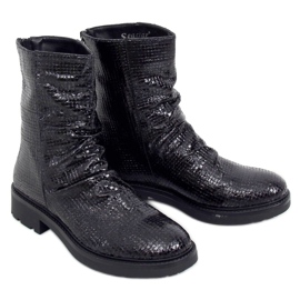 Černé dámské boty RB74 Black černý