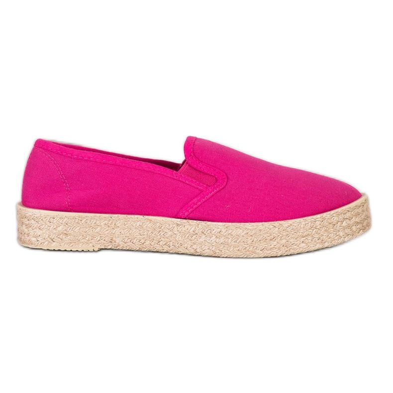 SHELOVET Fuchsie espadrilky růžový SHELOVET Fuchsie espadrilky růžový