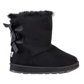 Bona Černý Mukluki S Mašlemi