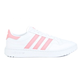Boty Adidas Team Court Jr EG9089 bílý černý
