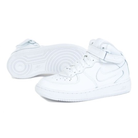 Nike Force 1 Mid Ps Jr 314196-113 bílá černá