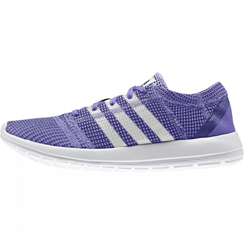 Běžecké boty adidas element refine tricot W B40629 fialový modrý
