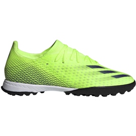 Kopačky Adidas X Ghosted.3 Tf zelené EG8202 zelený zelený