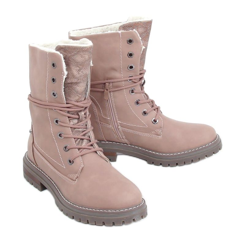 Růžová šněrovačka 4667 růžová růžový Růžová šněrovačka 4667 růžová růžový