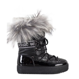 SHELOVET Sněhule Na Platformě černý