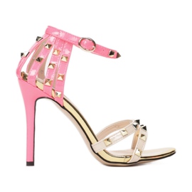 Vices Svěráky 1420-14A Béžová Fushia 36 41 béžový růžový