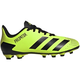 Kopačky Adidas Predator 20.4 FxG Jr EH3037 oranžová, zelená