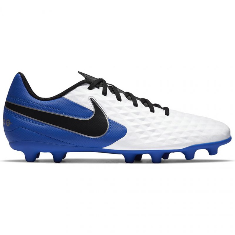 Kopačky Nike Tiempo Legend 8 Club FG / MG M AT6107-104 , bílá, modrá bílý