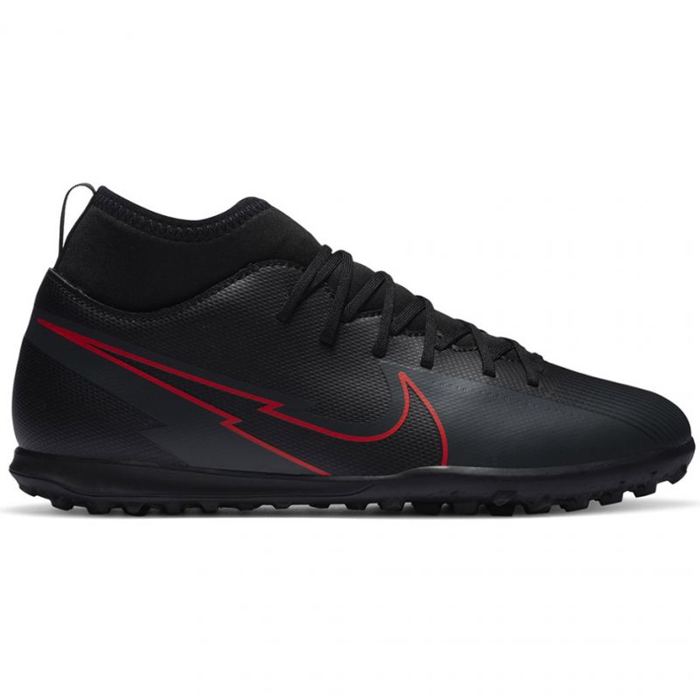 Kopačky Nike Mercurial Superfly 7 Club Tf Jr AT8156-060 fialová, černá černá