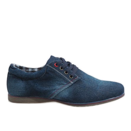 Elegantní tmavě modré boty B16-59 námořnická modrá