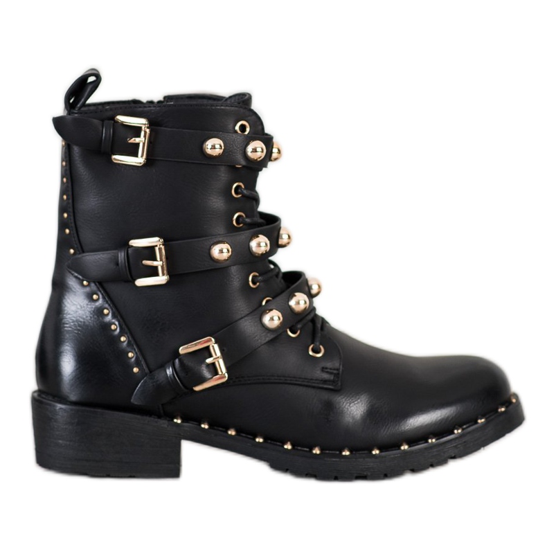 Bella Paris Pracovníci se zlatými ozdobami černá