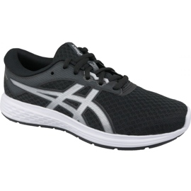 Běžecké boty Asics Patriot 11 Gs Jr 1014A070-002 černý stříbro šedá