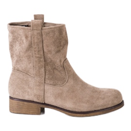 Seastar Nazouvací semišové boty hnědý Seastar Nazouvací semišové boty hnědý