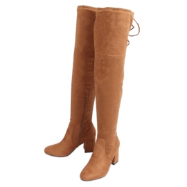 Velbloudí boty na vysokém podpatku 2C1X1809-27 Velbloud hnědý