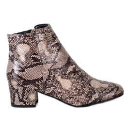 SHELOVET Snake Print boty