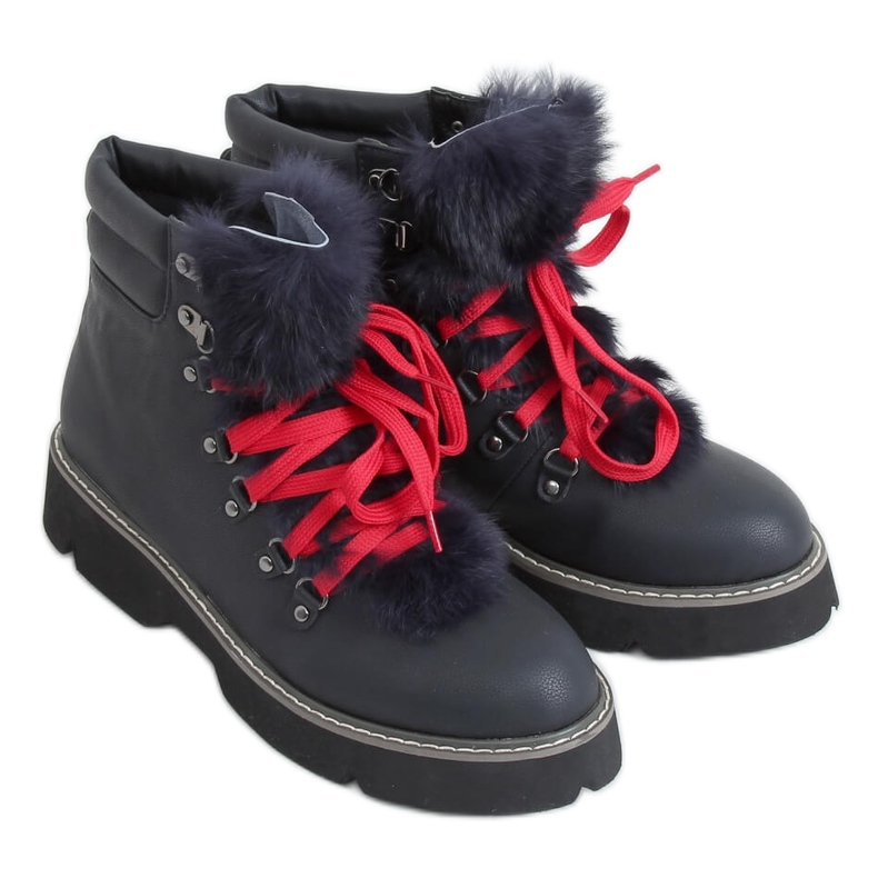 Tmavě modré boty 3142 Navy modrý