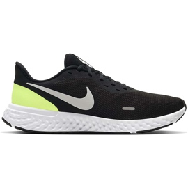 Pánská běžecká obuv Nike Revolution 5 BQ3204 010 bílý černý zelený