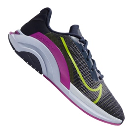 Tréninková obuv Nike ZoomX SuperRep Surge W CK9406-420 námořnická modř růžový šedá zelený