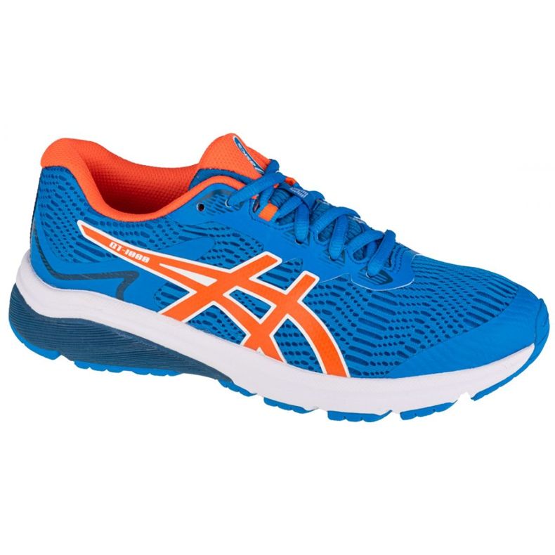 Asics GT-1000 8 Gs Jr 1014A068-400 bílý modrý oranžový