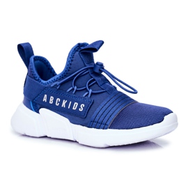 PA1 Sportovní dětské boty Navy Blue ABCKIDS B012310074 modrý
