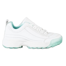 Kylie Módní tenisky bílý zelený