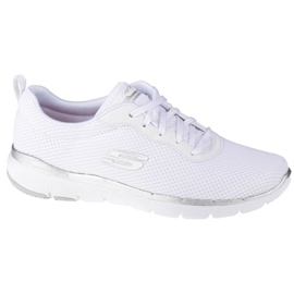 Skechers Flex Appeal 3,0 W 13070-WSL bílý stříbro