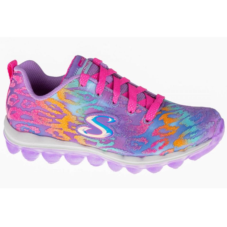 Skechers Skech-Air-Wild Jumpz Jr 84555L-LVMT fialový růžový vícebarevný