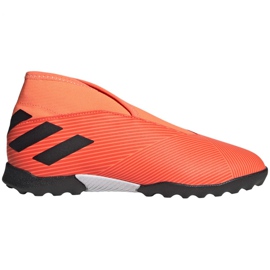 Kopačky Adidas Nemeziz 19.3 Ll Tf Jr EH0489 vícebarevný pomerančový