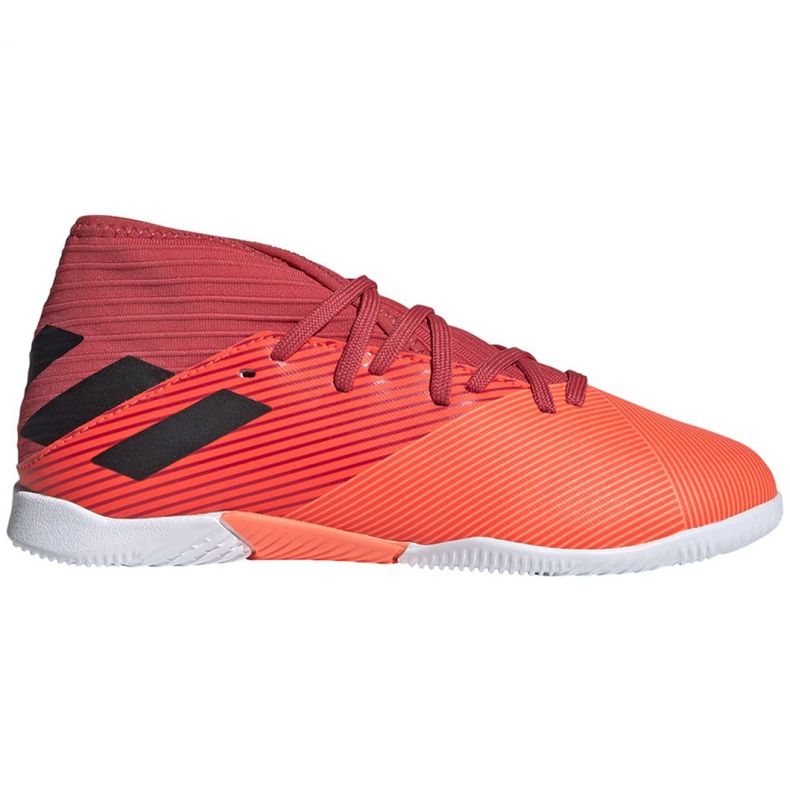 Kopačky Adidas Nemeziz 19.3 In Jr EH0495 vícebarevný červené Kopačky Adidas Nemeziz 19.3 In Jr EH0495 vícebarevný červené