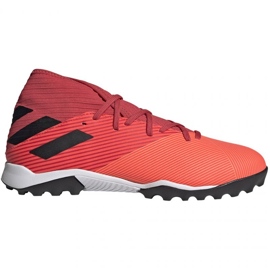 Kopačky Adidas Nemeziz 19.3 Tf M EH0286 červený pomeranče a červené