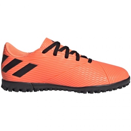 Kopačky Adidas Nemeziz 19.4 Tf Jr EH0503 vícebarevný pomerančový