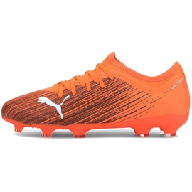 Kopačky Puma Ultra 3.1 Fg Ag Jr 106098 01 vícebarevné, oranžové pomeranče a červené