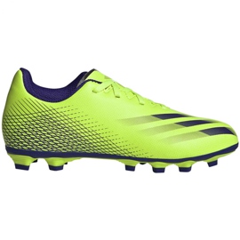 Kopačky Adidas X Ghosted.4 FxG Jr EG8220 zelený zelený