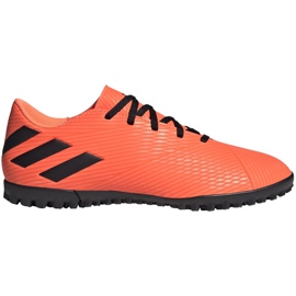 Kopačky Adidas Nemeziz 19.4 Tf M EH0304 vícebarevný pomerančový