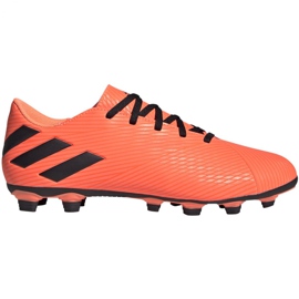 Kopačky Adidas Nemeziz 19.4 FxG M EH0302 vícebarevný pomerančový