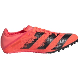 Dámské boty Adidas Sprintstar spikes FW9140 černý pomerančový
