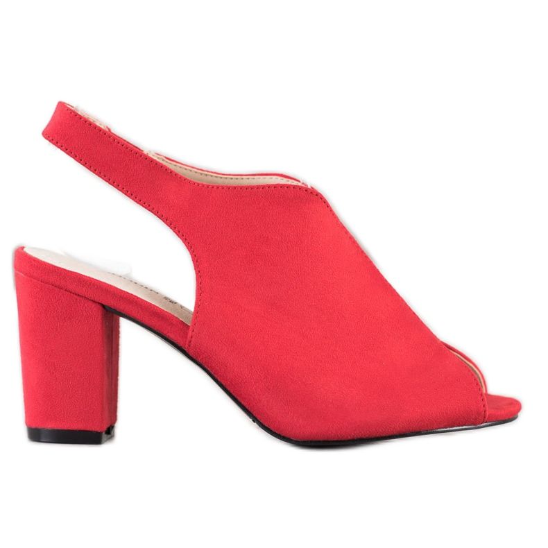 Goodin Vestavěné sandály červené