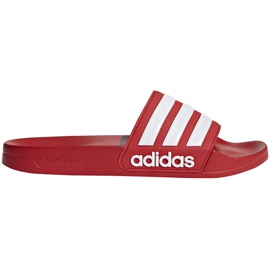 Pánské pantofle Adidas Adilette Shower červené AQ1705 bílý červený