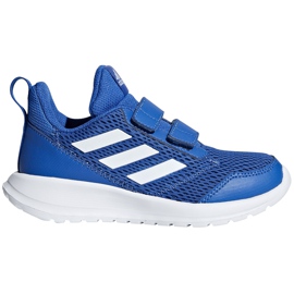 Dětské boty Adidas AltaRun Cf K modré CG6453 modrý Dětské boty Adidas AltaRun Cf K modré CG6453 modrý