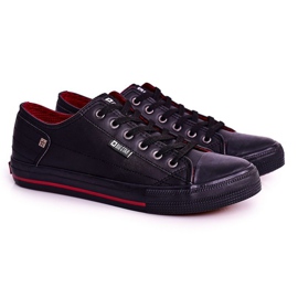 Pánské kožené tenisky Big Star DD174259 černé černý