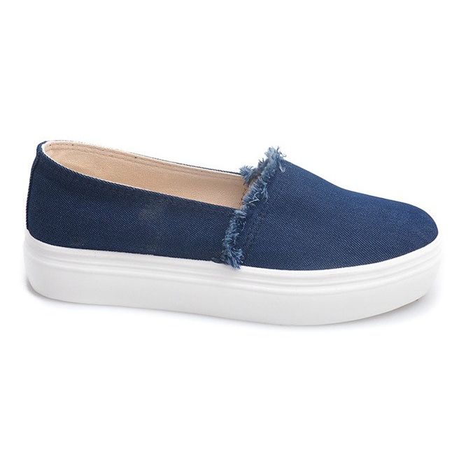 Slip On Jeans 80138 Navy Blue námořnická modrá