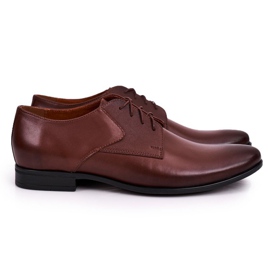 Bednarek Polish Shoes Pánské kožené boty Bednarek Brown hnědý