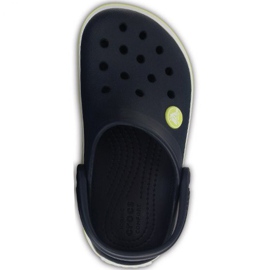 Boty Crocs Crocband Clog K Jr. 204537 42K černý námořnická modř zelený