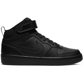 Dětská obuv Nike Court Borough Mid 2 černá CD7782 001 černý