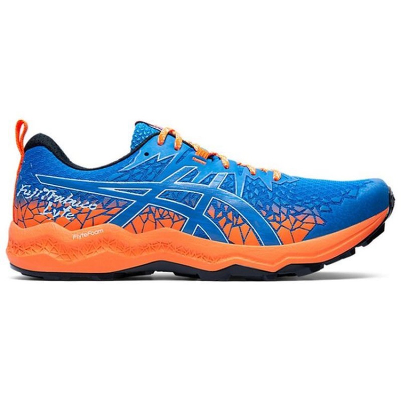 Běžecké boty Asics Fujitrabuco Lyte M 1011A700-400 modrý oranžový Běžecké boty Asics Fujitrabuco Lyte M 1011A700-400 modrý oranžový