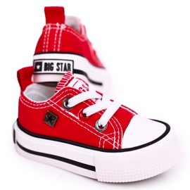 Dětské klasické nízké tenisky Big Star HH374196 červené červený