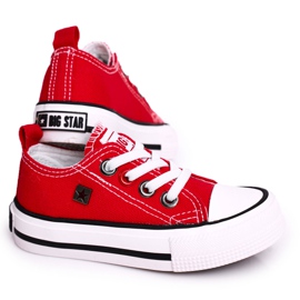 Dětské klasické nízké tenisky Big Star HH374092 červené ['červený'] červený