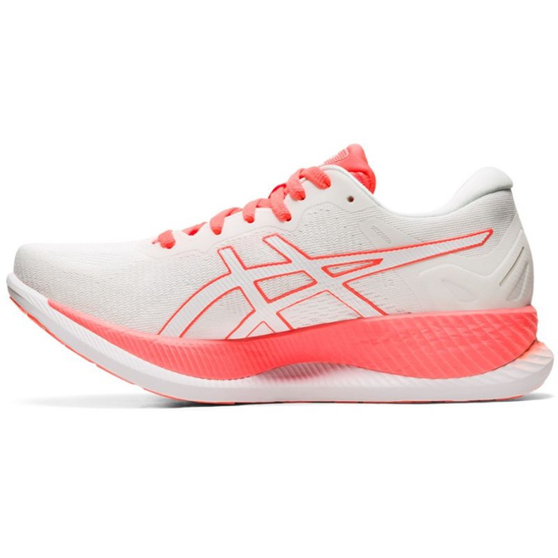 Běžecké boty Asics GlideRide Tokyo W 1012A943 100 bílý oranžový Běžecké boty Asics GlideRide Tokyo W 1012A943 100 bílý oranžový