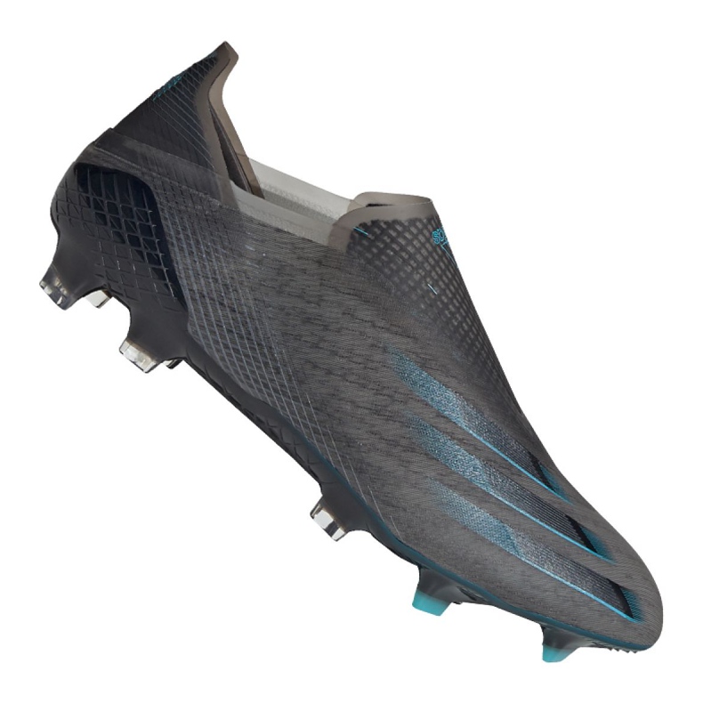 Kopačky Adidas X Ghosted + M Fg EG8246 vícebarevný šedá