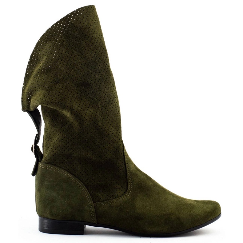 Olivier Prolamovaná Elena boty zelené zelená